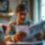 Frustrated Homeowner Frustrated homeowner reviewing mortgage documents