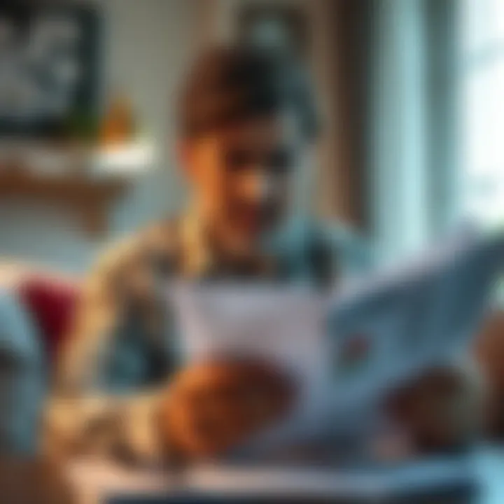 Frustrated Homeowner Frustrated homeowner reviewing mortgage documents