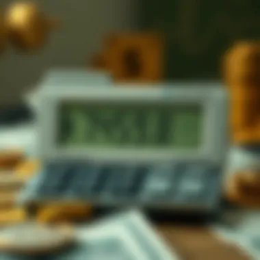 Maximizing Savings with Alliant Bank A calculator displaying savings potential with Alliant Bank rates