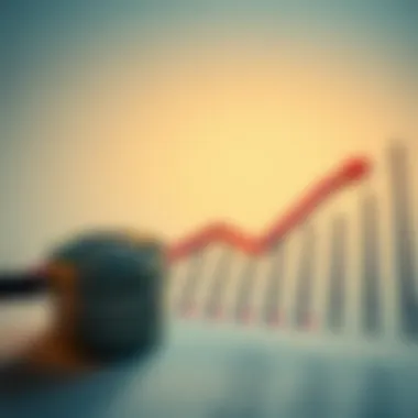 Effective Budgeting Strategies Illustration of a budget plan with rising graph lines