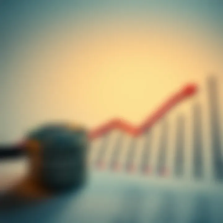 Effective Budgeting Strategies Illustration of a budget plan with rising graph lines