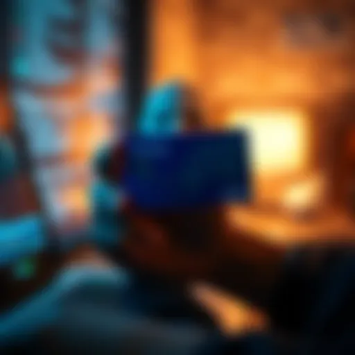 Conceptual visualization of identity theft prevention