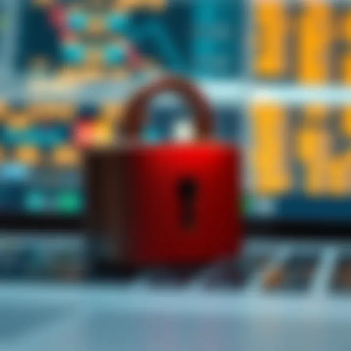 Securing Personal Finance Data Visual representation of securing personal finance data