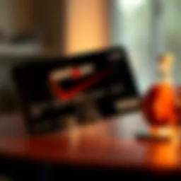 Visual representation of credit card options