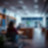 Community Engagement in California Credit Unions A modern credit union office showcasing community engagement