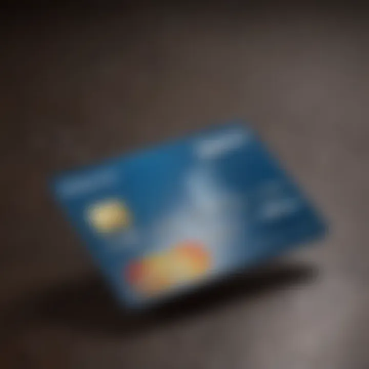 Visual representation of credit scores influenced by one credit card