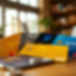 Visual representation of various prepaid card types compatible with PayPal