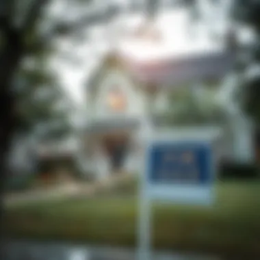 A residential property with a 'For Sale' sign in front