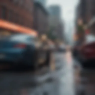 Reviewing Car Insurance Options Person reviewing car insurance options