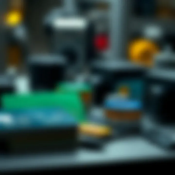 Visual representation of bank transfer mechanics using credit cards