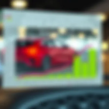 Chart showing monthly payment breakdown