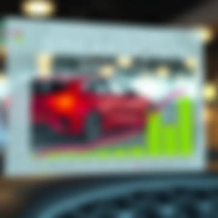 Chart showing monthly payment breakdown