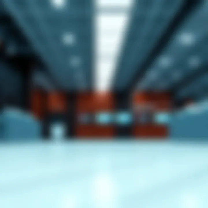 Bank Office Verification Dynamics A modern bank office setting highlighting the verification process