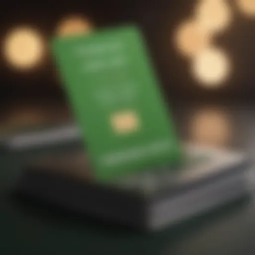 Visual representation of a Green Dot Card showcasing its features