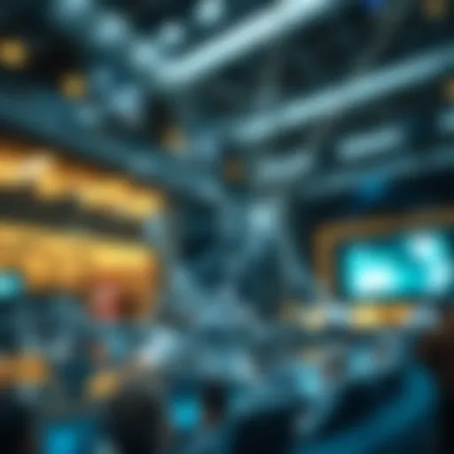 Visual representation of network capital financing concept