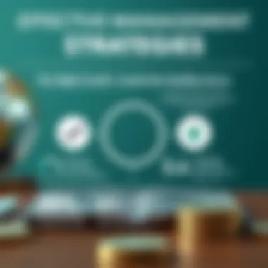 Effective Credit Management Strategies Infographic with tips on effective credit card management strategies