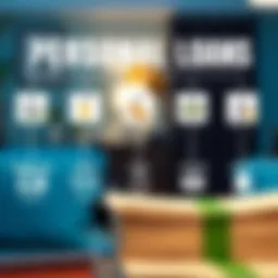 Visual representation of personal loan types