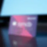 A detailed view of a Syncb card showcasing its unique design and features.