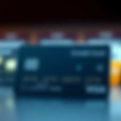 A visual representation of credit card types for a 660 FICO score.