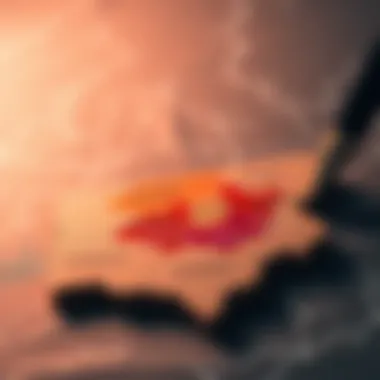 Map of Pennsylvania highlighting insurance rates by region