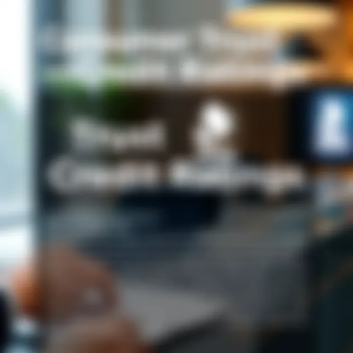 Consumer Trust and Credit Ratings Infographic on consumer trust and credit ratings