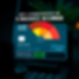 Visual representation of credit score components