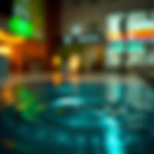 The Ripple Effect of Credit Report Updates Abstract representation of credit scoring impact