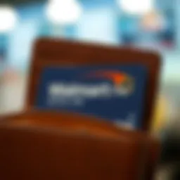 Walmart Capital One Card in Wallet