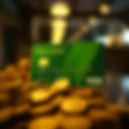 Visual representation of cashback rewards