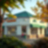 A visual representation of a Woodforest National Bank branch