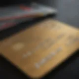 A close-up of a rewards credit card showcasing various benefits